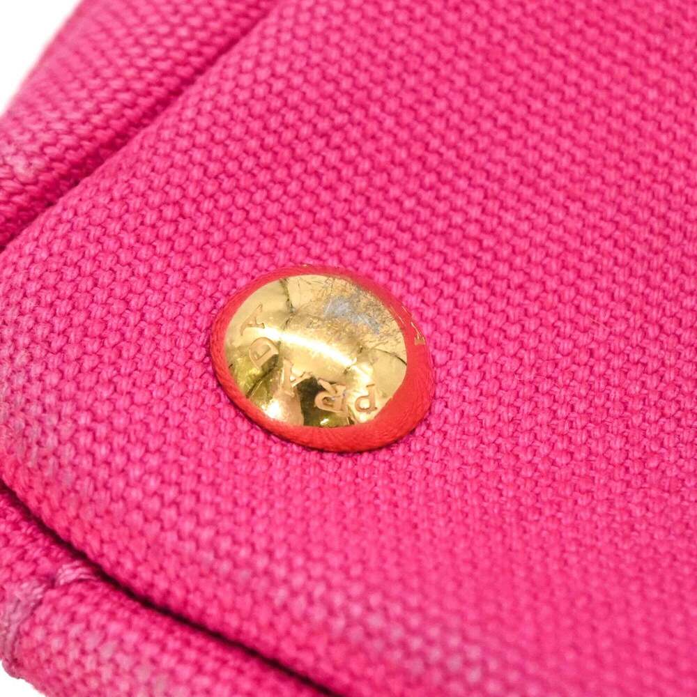 PRADA Pink Canvas Shoulder Bag - Picture 15 of 15